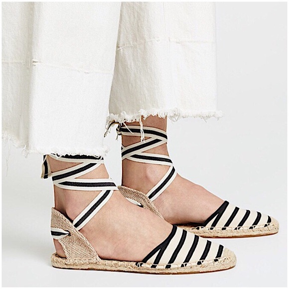 Soludos Shoes - SOLUDOS ANKLE TIE ESPADRILLES